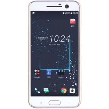 Htc 10 deklas auksinis "Nillkin" Frosted Shield + plėvelė